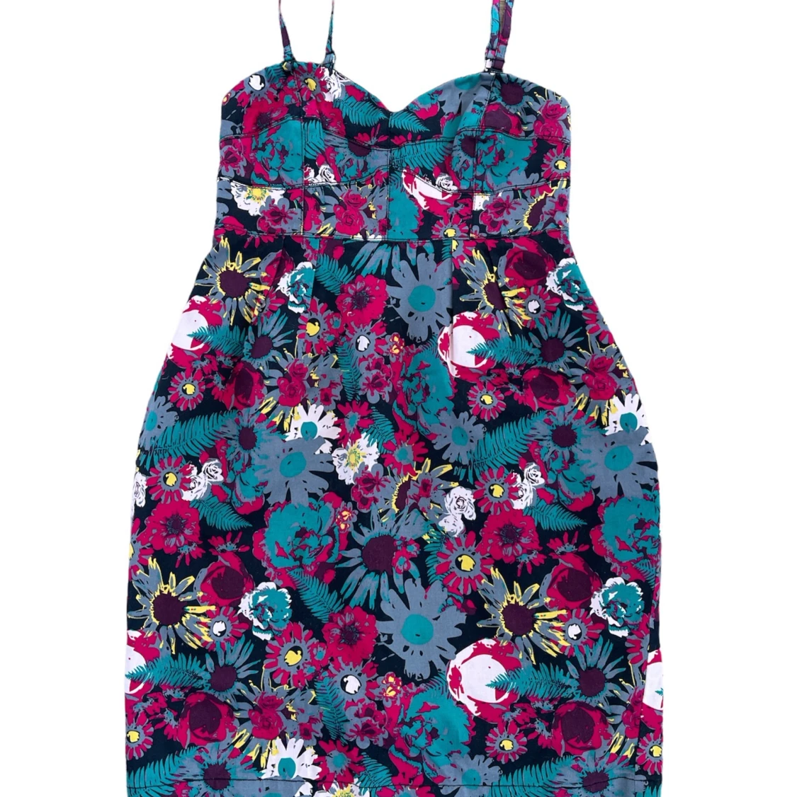 Klänning med  blommönster  - 91