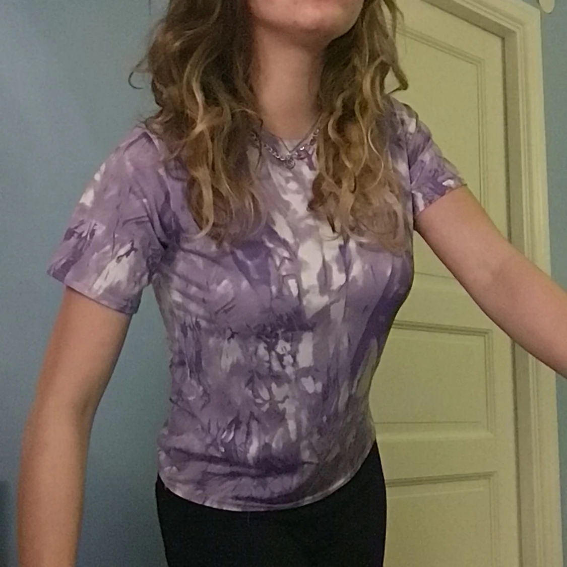 Lila tie dye tshirt - 90