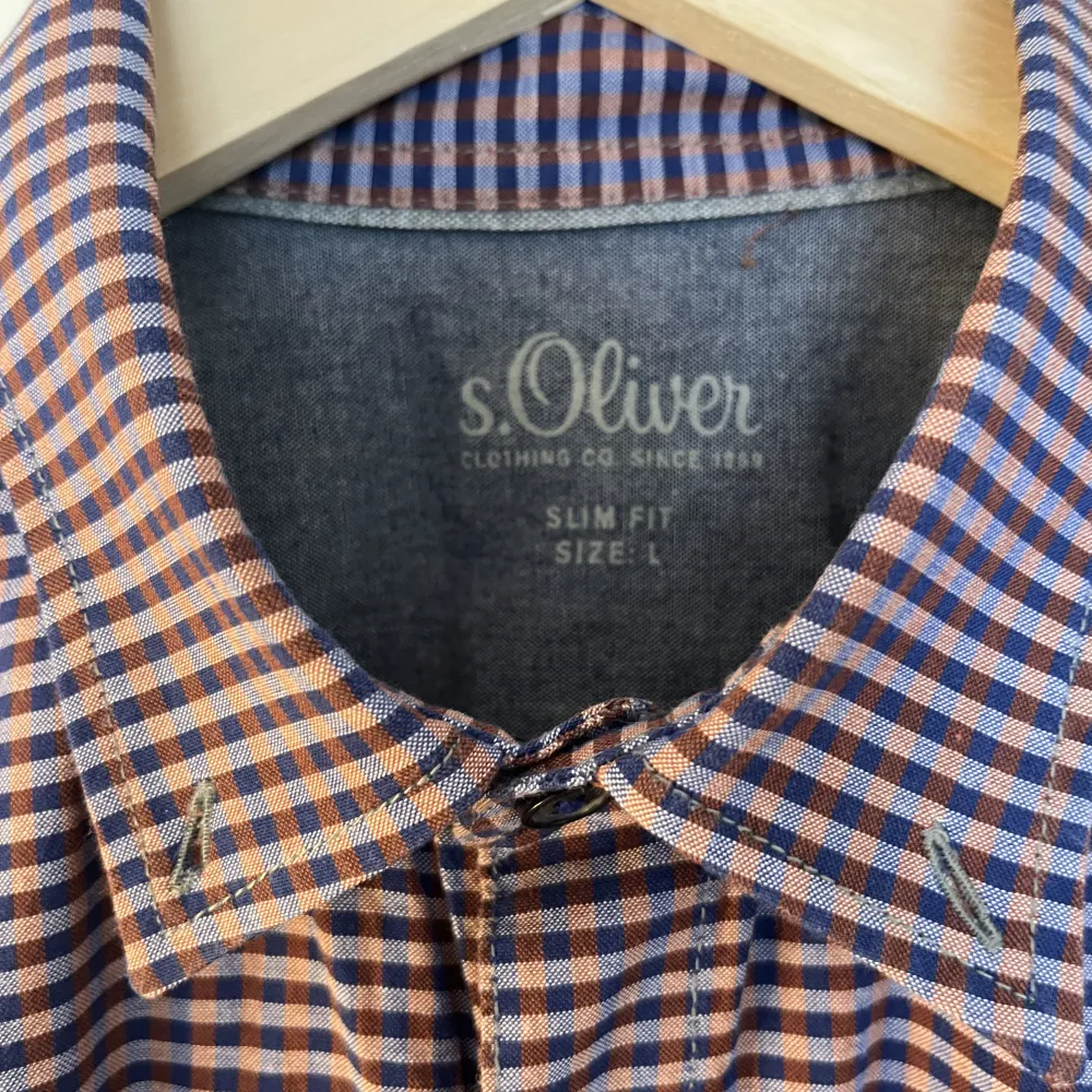 Man shirt from s. Oliver, slim fit, size L. Skjortor.
