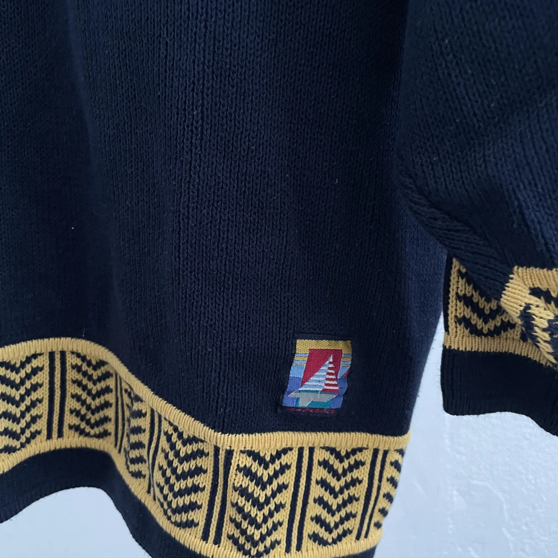 Lång stickad tröja  - 91