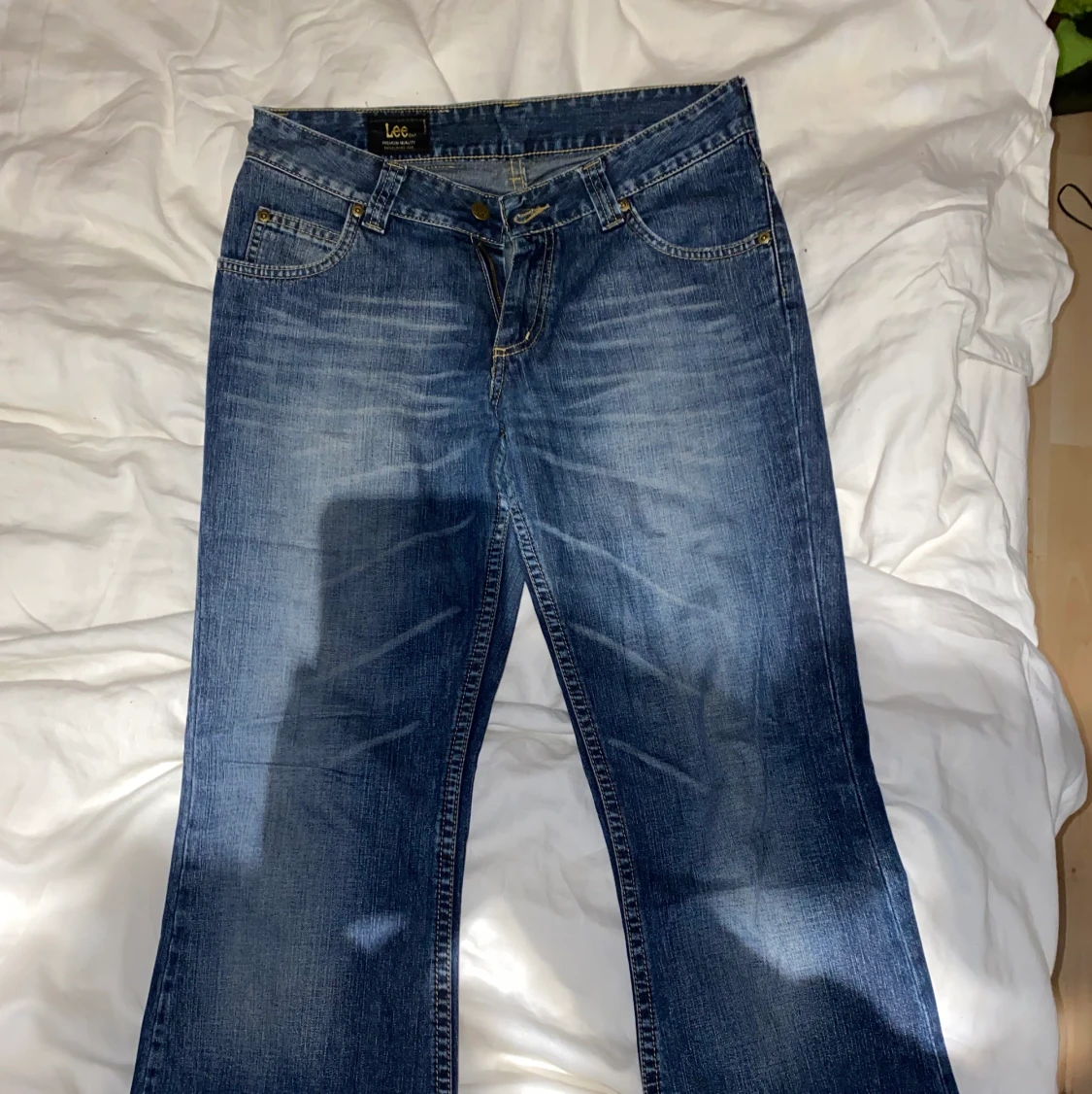 Vintage Lågmidjade Jeans - 91