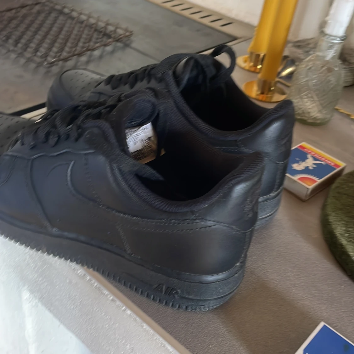 Nike AF1 Svarta  - 90