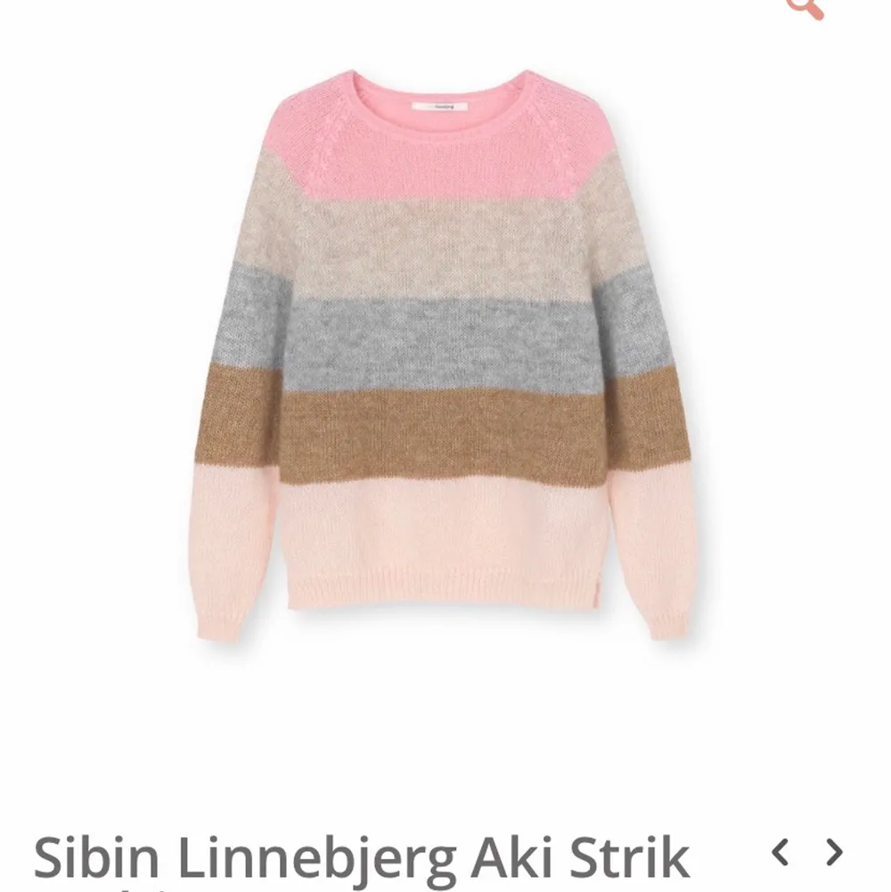 Söker denna tröja från Sibin Linnebjerg helst i S eller M. Någon som vill sälja? . Stickat.