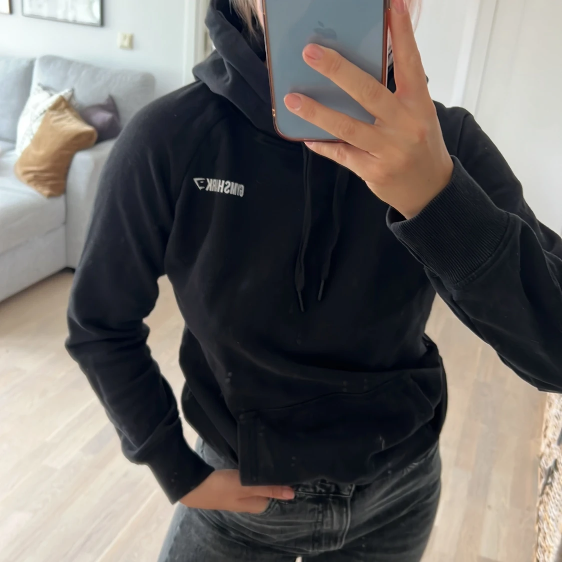 Gymshark hoodie storlek M