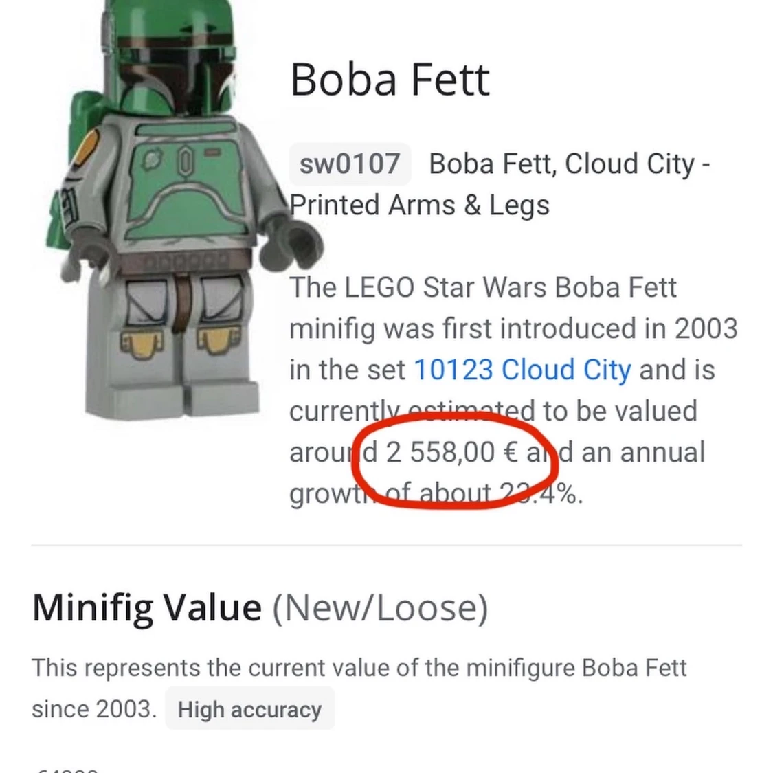 Cloud city Boba fett (rare) - 91