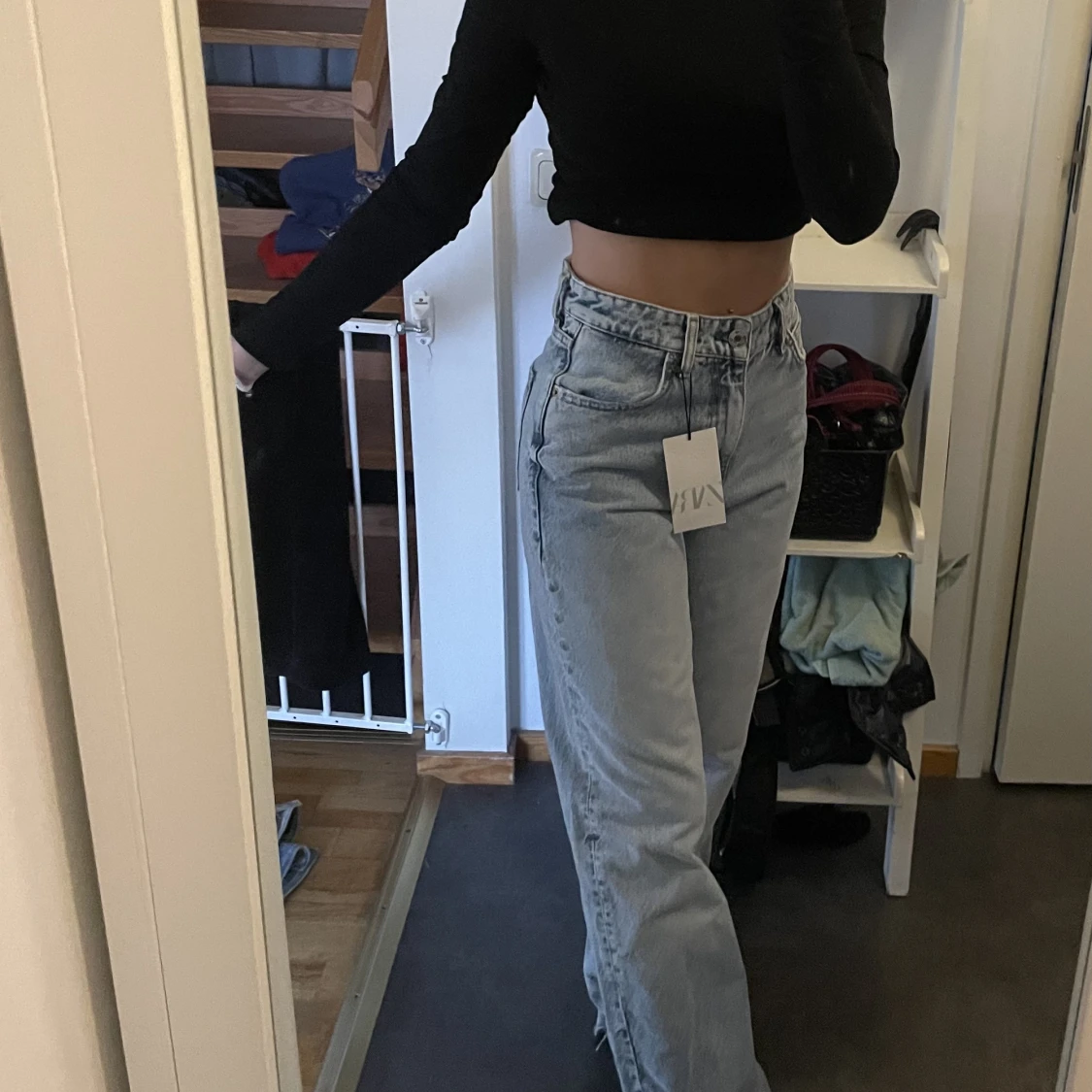 Zara jeans, oanvända  - 90