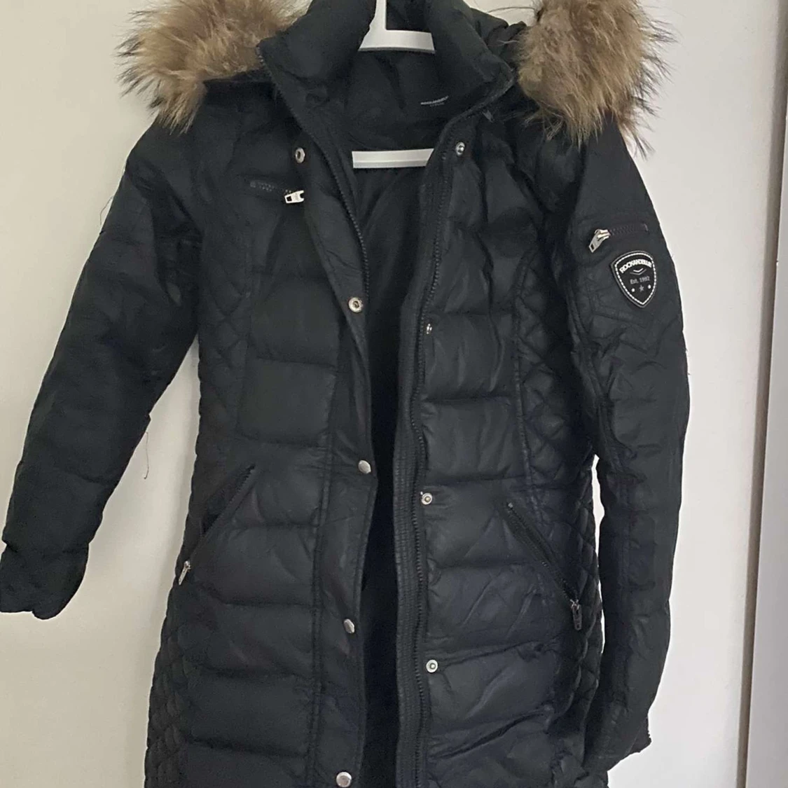 Svart rock and blue lång - 90