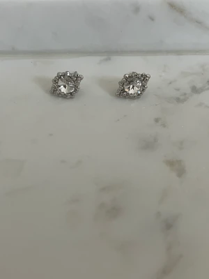 Lily and rose örhängen  - Mycket söta, stilrena stiftörhängen från Lily and rose. Utgången modell men färg crystal och köpte för runt 300kr