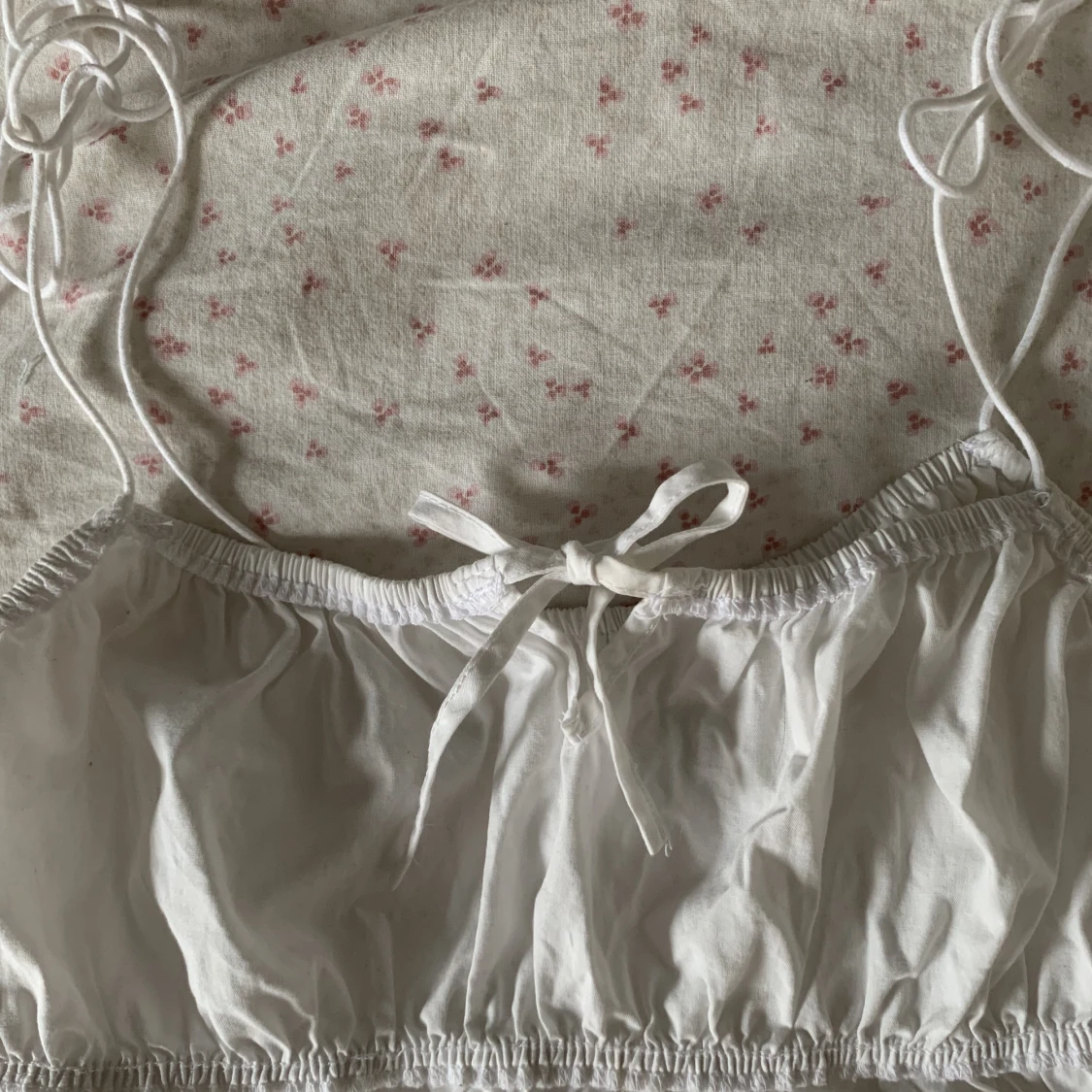 Gulligt vit sommar linne - 90