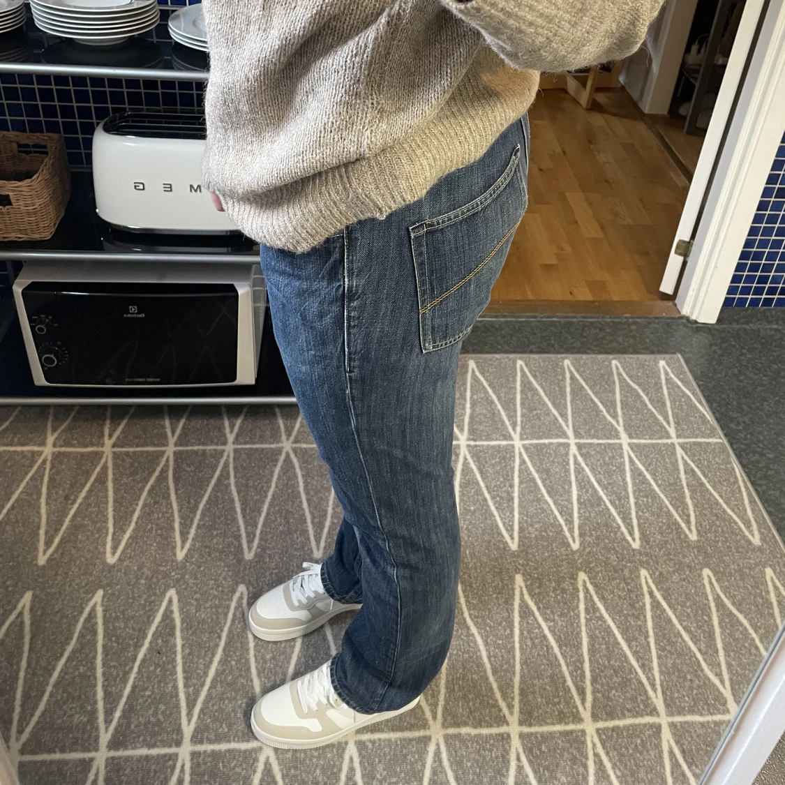 Lågmidjade jeans - 90