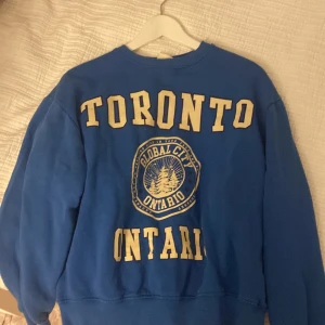 Snygg blå sweatshirt från pull & bear - En snygg hoodie från pull & bear för ett super bra pris!💙Storlek xs! samlar pengar så om du vill kolla in andra plagg på min profil skulle det vara roligt! Har alla stilar på min hemsida💙💙💙