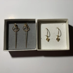 Örhängen  - Vänstra örhängena 40kr, högra 20kr! Aldrig använda 