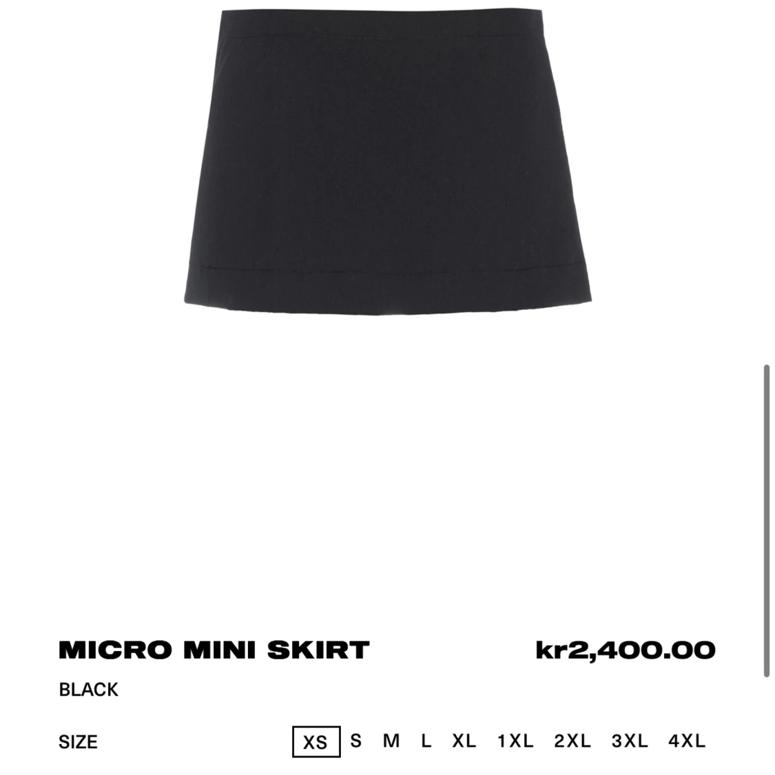 Micro Mini Skirt Miaou - 91