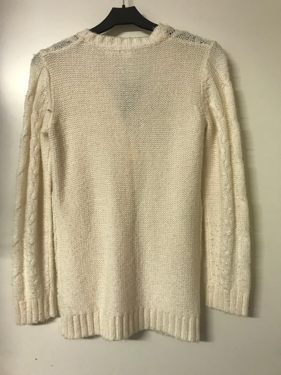 Vacker vintervit kofta  - 90