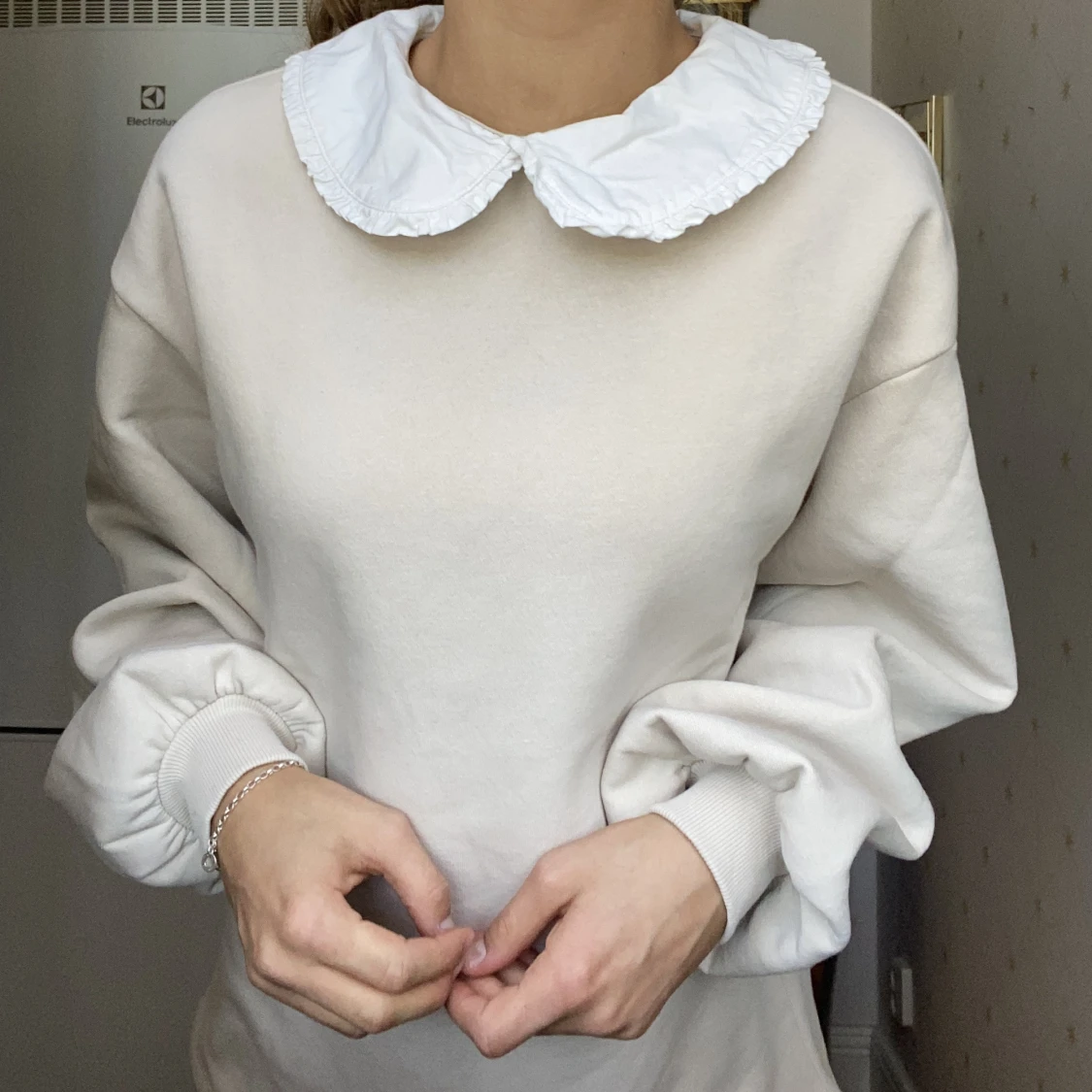 Collegetröja med krage - 91