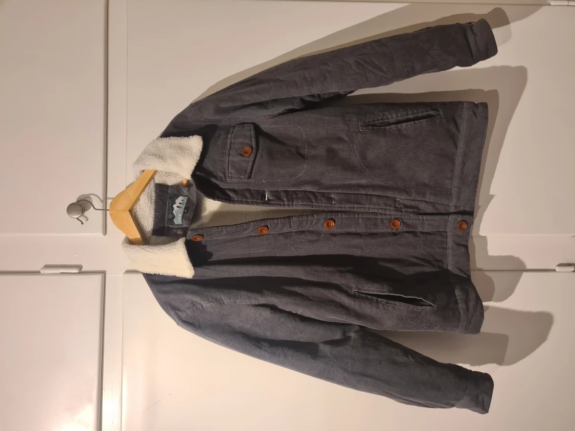 Manschesterjacka med pälsfodring - 90