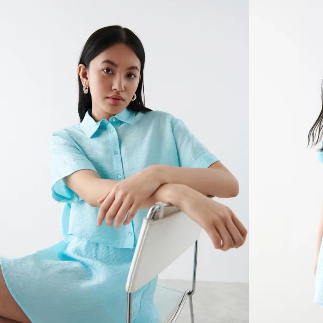 Helt ny, lite kortare skjorta från Gina Tricot