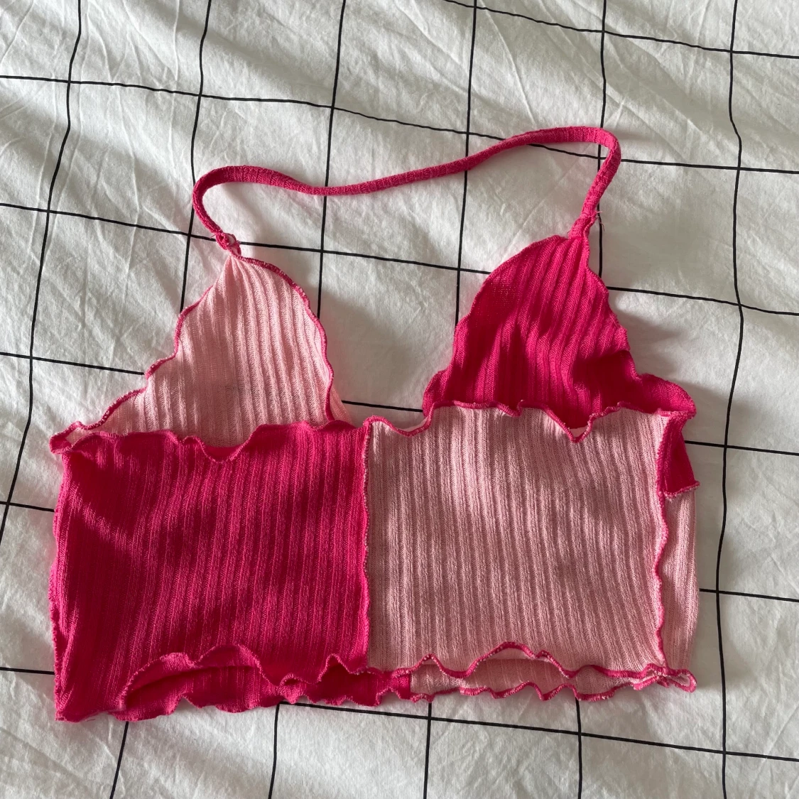 rosa halterneck topp - xs/s - 91