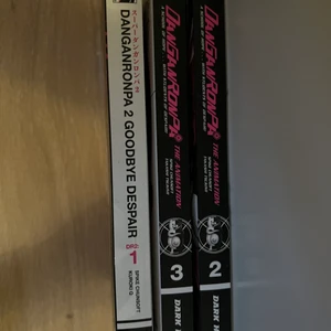 Danganronpa 2-3 , and 1 (goodbye despair - Shipping depends on how much mangas you’ll buy so don’t rely on the price I set, each volume costs 120kr.