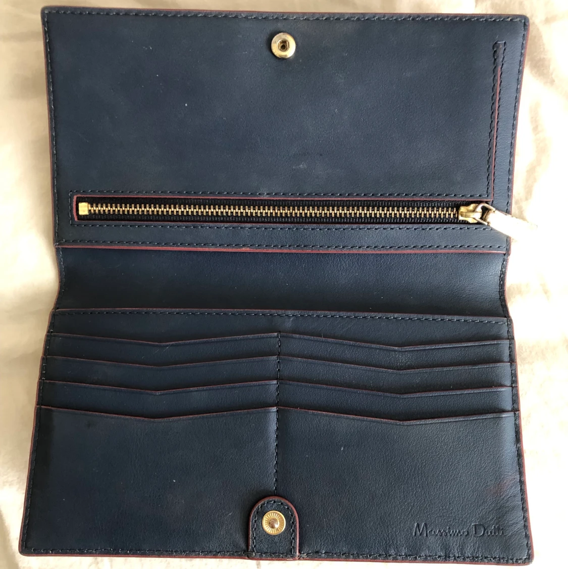 Läder plånbok  - 90