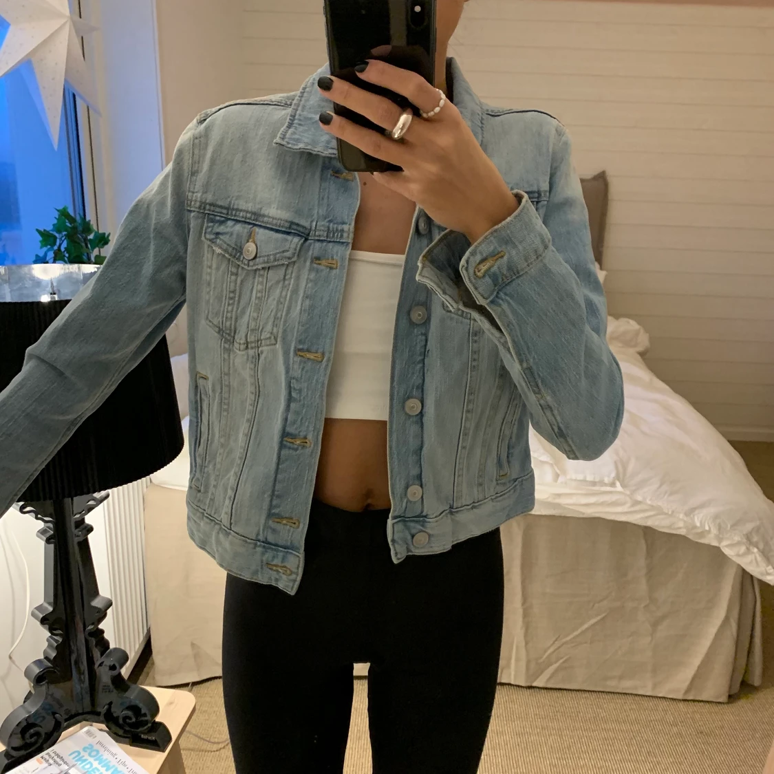 Ljus Jeansjacka  - 91