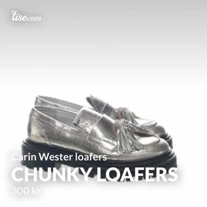 Chunky Loafers - Så snygga loafers från Carin Wester. Storlek 38 och knappt använda. 