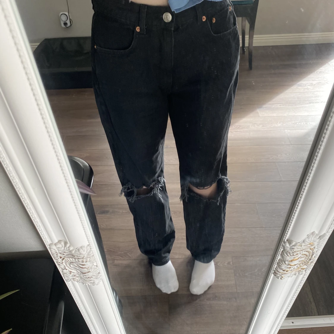 Svarta jeans
