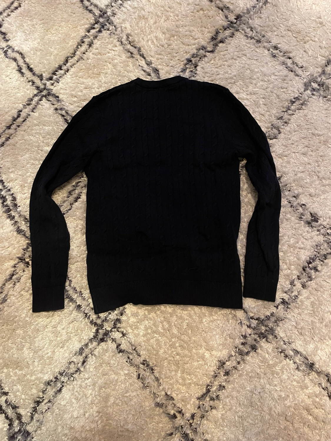 Mörk blå bandelid tröja - 90