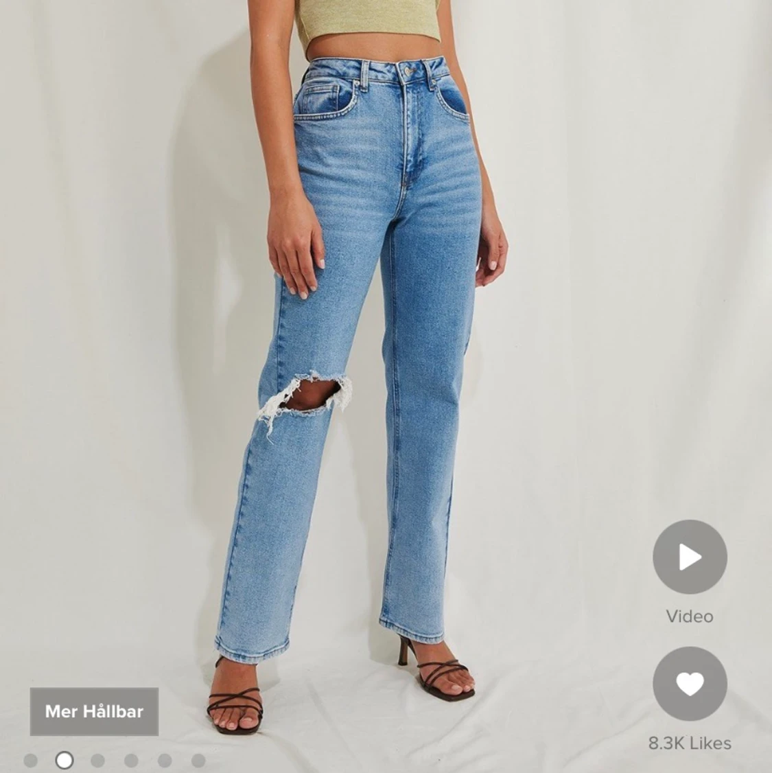 Blåa jeans från NA-KD  - 90
