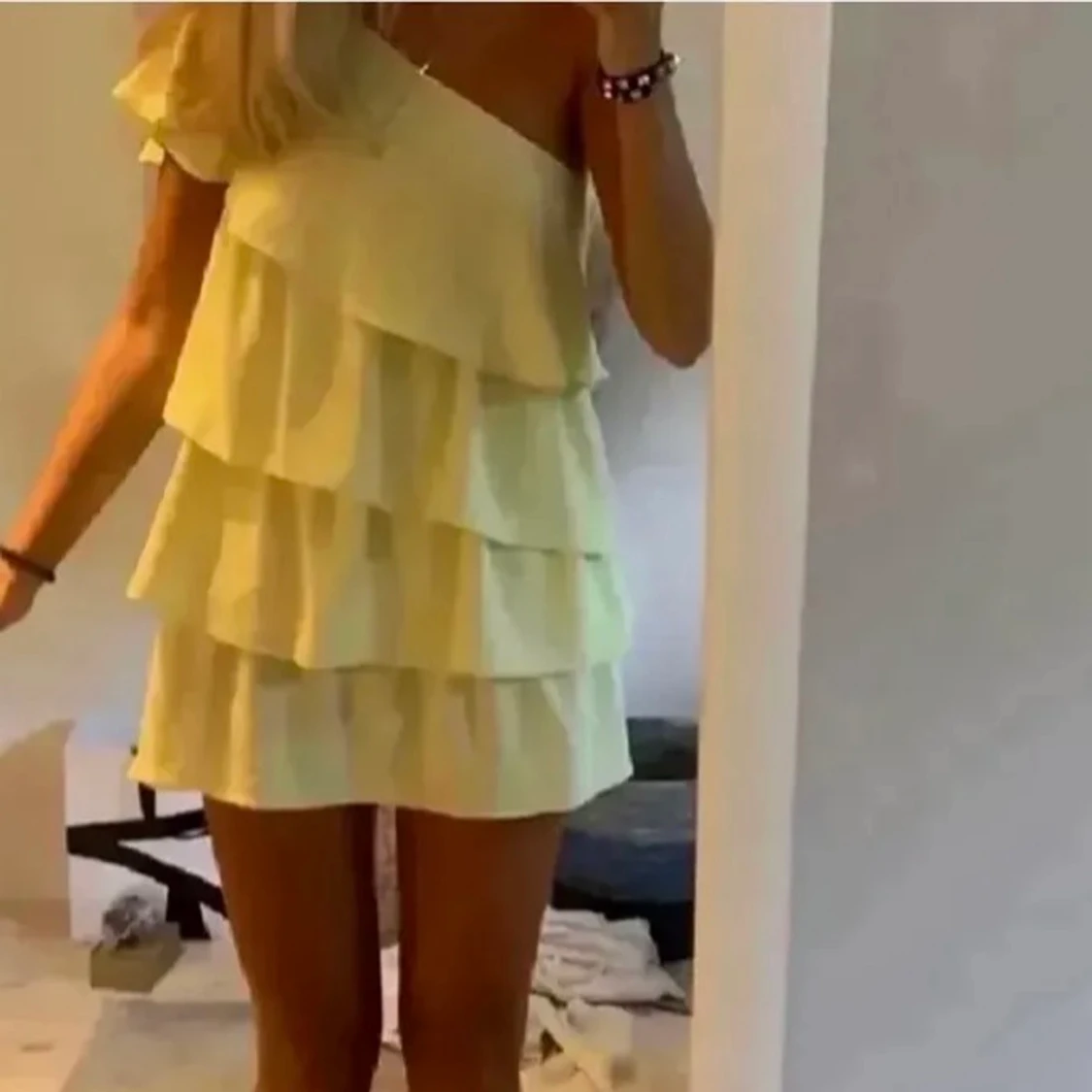 Gul zara klänning - 90