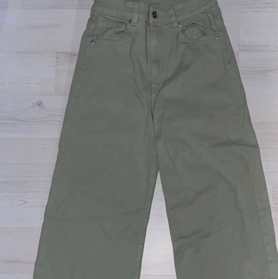 Pastell gröna jeans