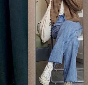 Jeans - Straight-leg jeans! Storlek S. Endast testade! 