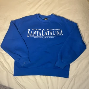 Blå tröja med tryck ❤️ - Säljer min fina Gina tröja då jag inte brukar använda den längre. Ny pris är 279kr men jag säljer den för 100kr❤️ Den är slutsåld på deras hemsida och är ej tillgänglig i butik.