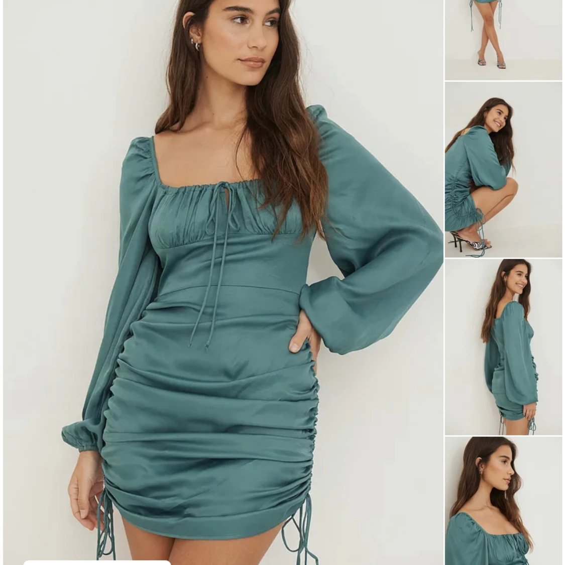 SÖKES Satinklänning från NA-KD - 90