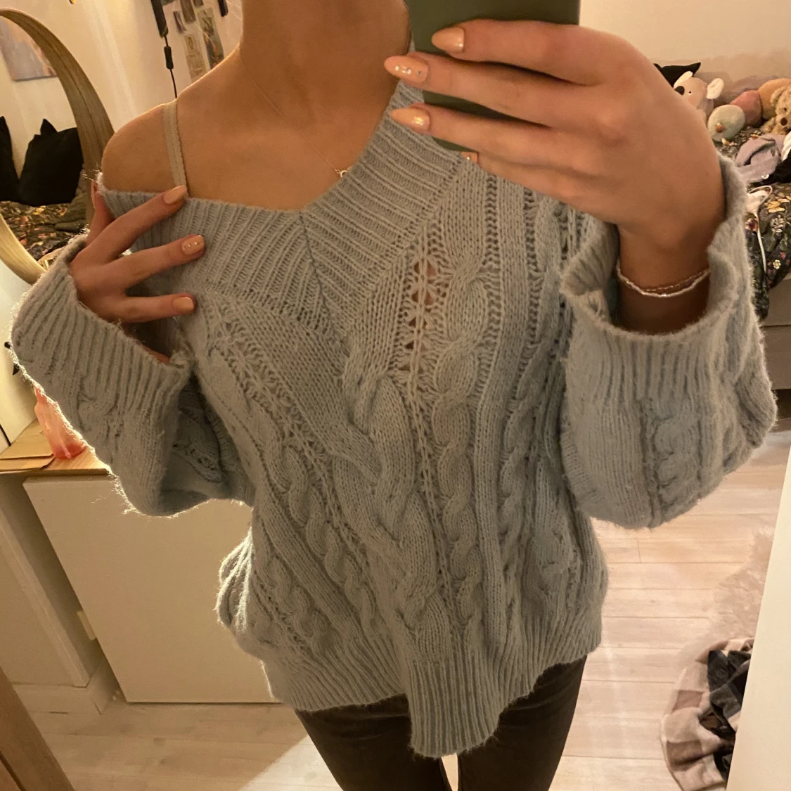 Stickad tröja