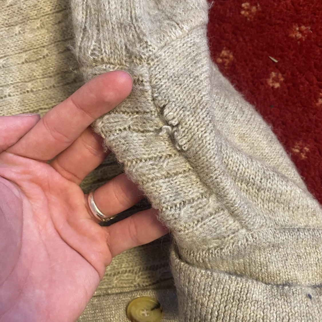 Stickad OversizeCardigan - 91