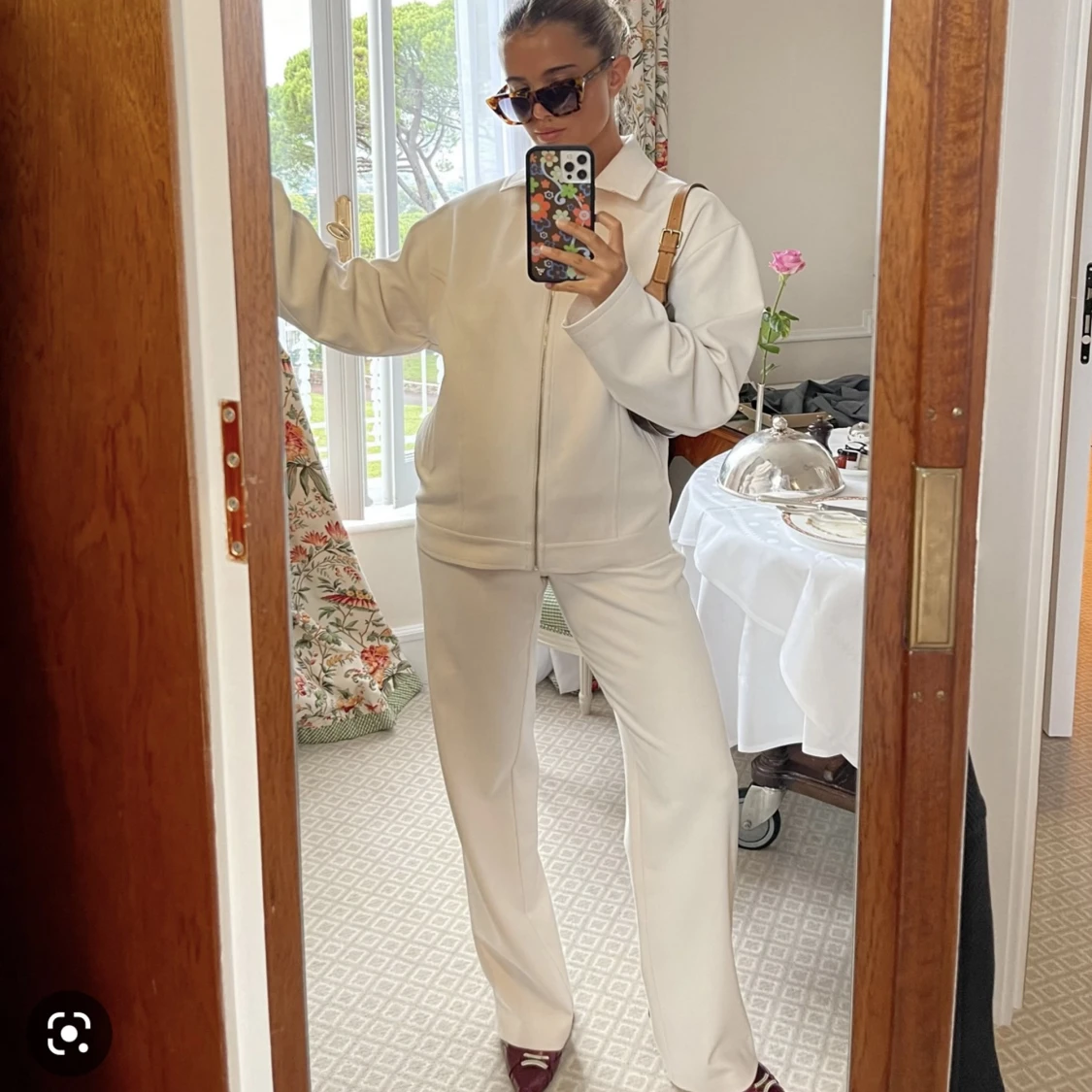 Djerf Avenue First Choice Pants Cream