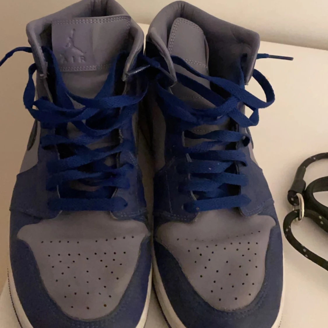 Nike air Jordan 1 mid blue/grey  - 90