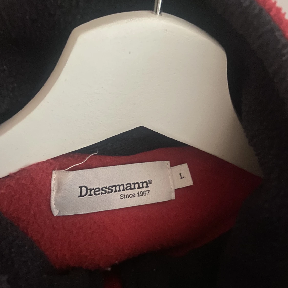 Röd fleecetröja - 91