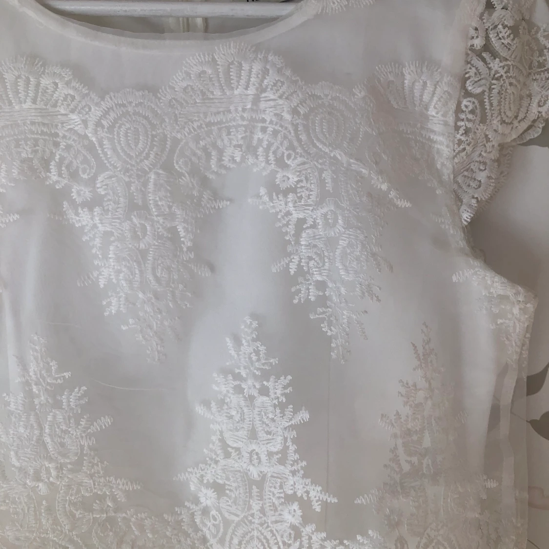 Vit kortklänning - 91