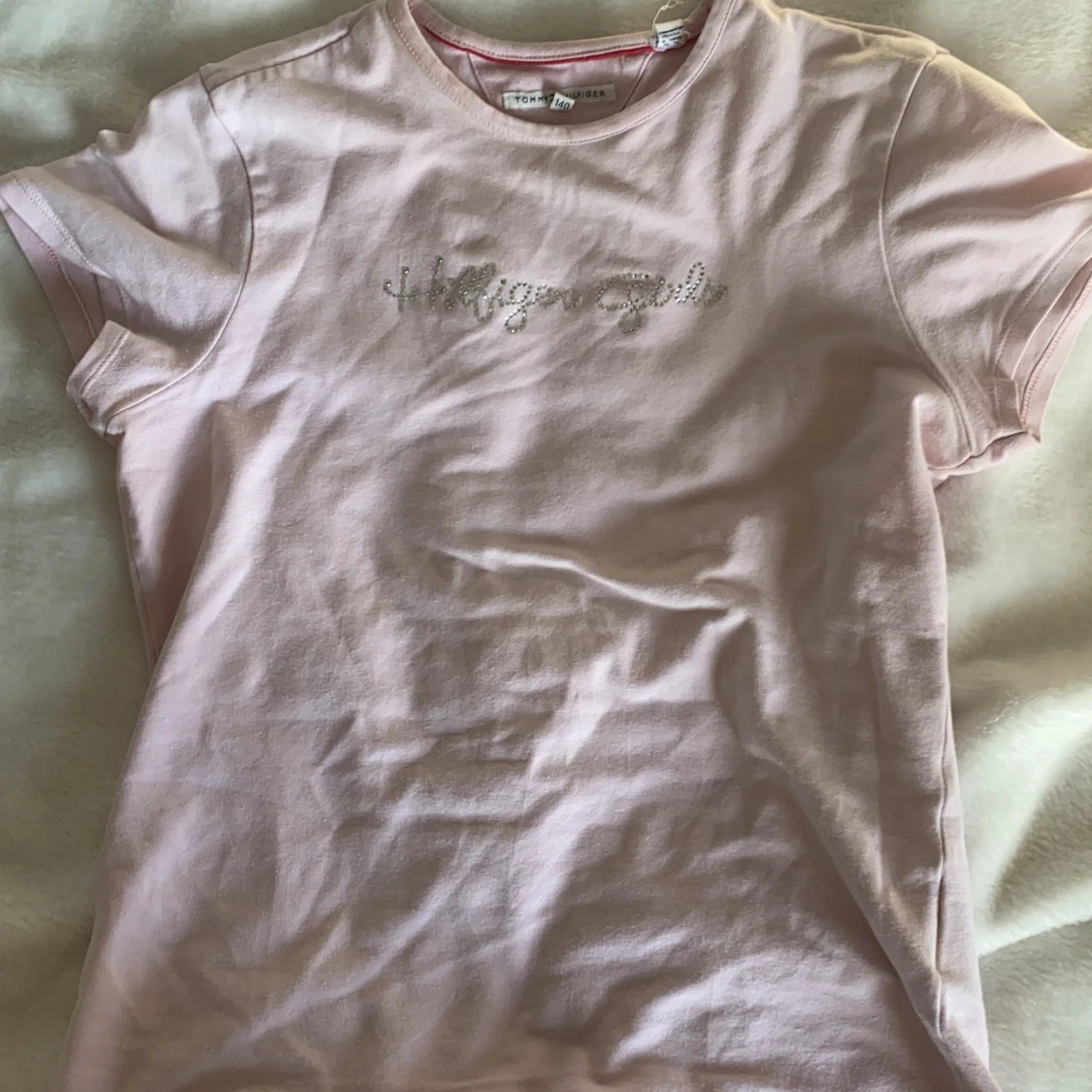 Ljusrosa t-shirt - 90