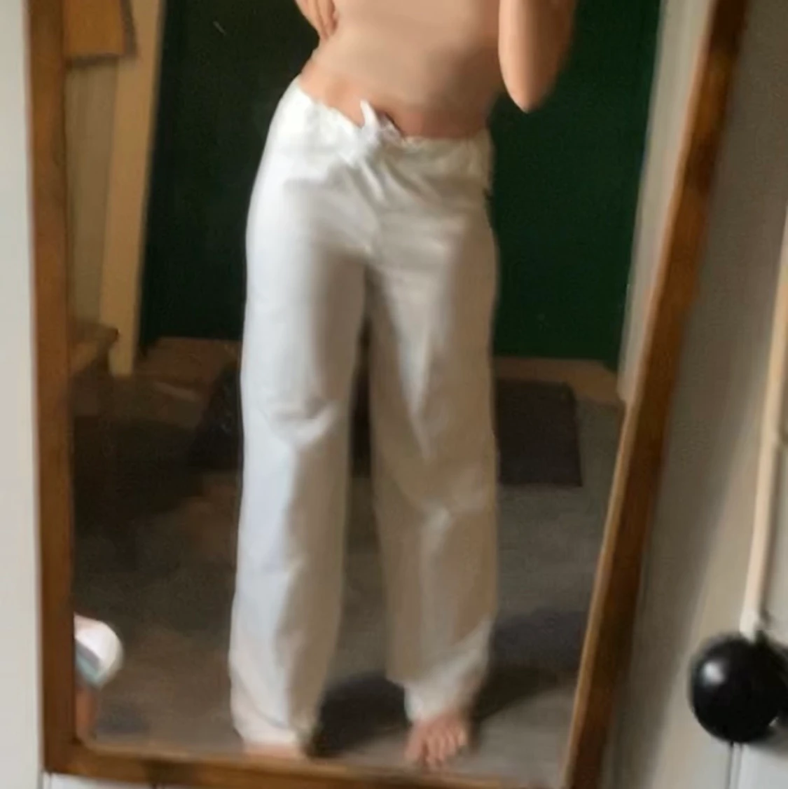 Linnebyxor långa  - 91