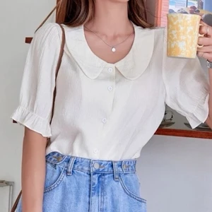 Japansk blus - Söt japansk/koreansk inspirerand blus🥰 Köpt på yesstyle men aldrig använt ❤️