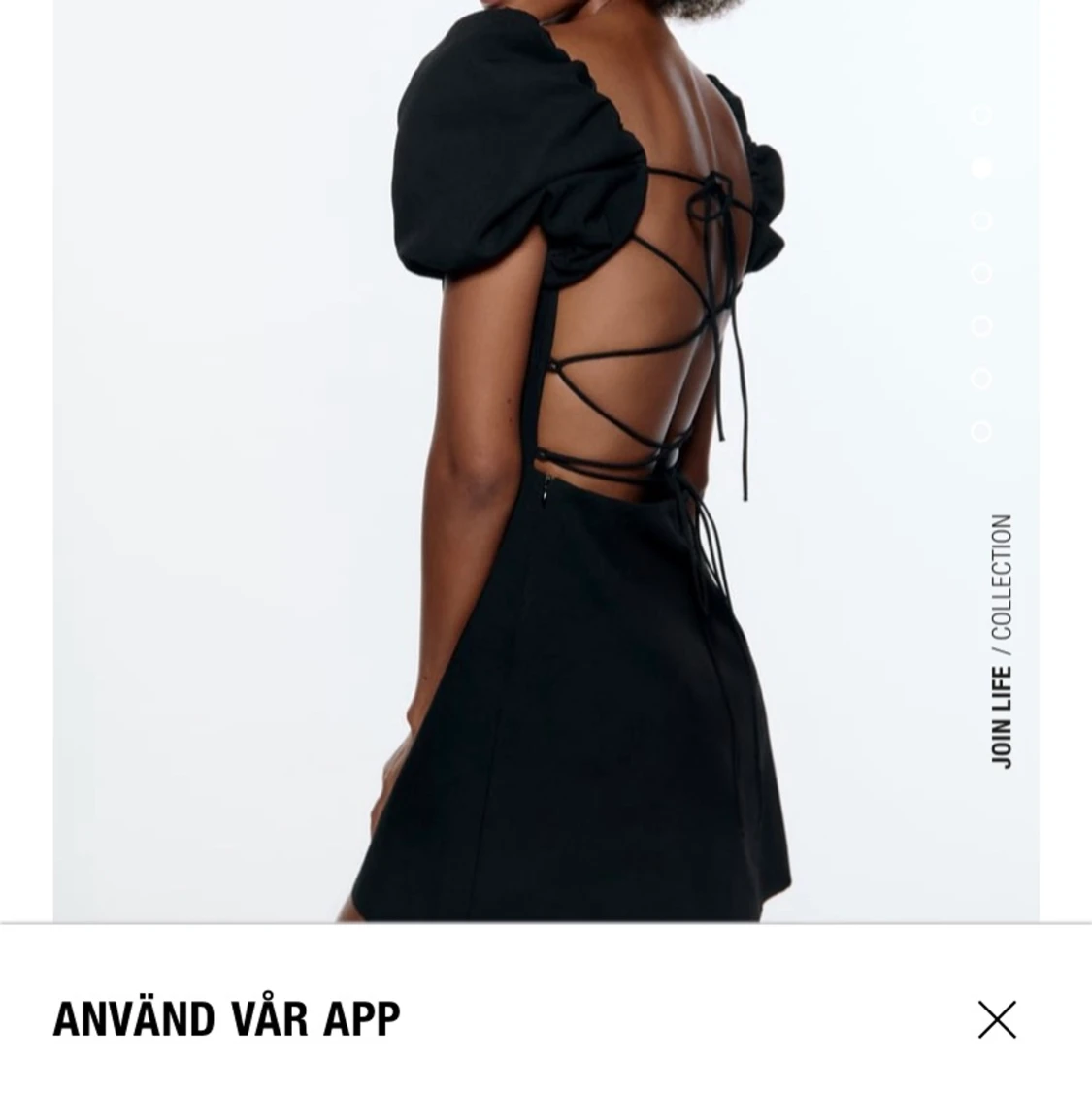 Svart zara klänning - 90