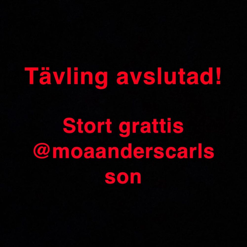 Avslutad!! Tack alla ni som varit med, vi lottade vinnaren för er som undrarđ Inga sura miner tack dĂ„ vi var vĂ€ldigt tydliga med att detta bara Ă€r en bonus för dem som faktiskt gillar de vi gör och vill ha nĂ„gotđ. Jeans & Byxor.