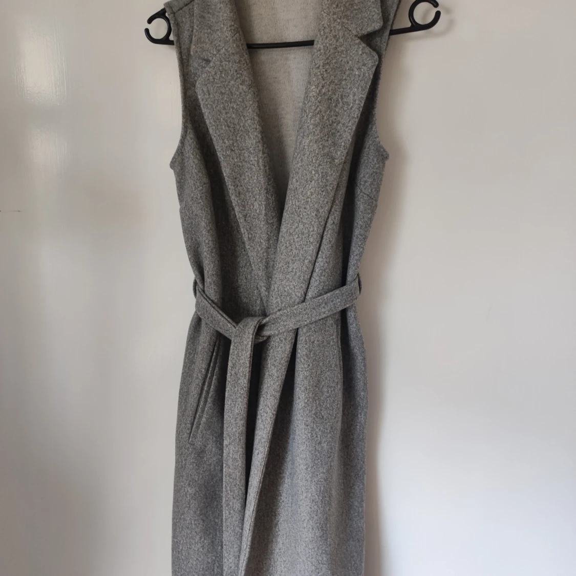 Grey sleeveless vest