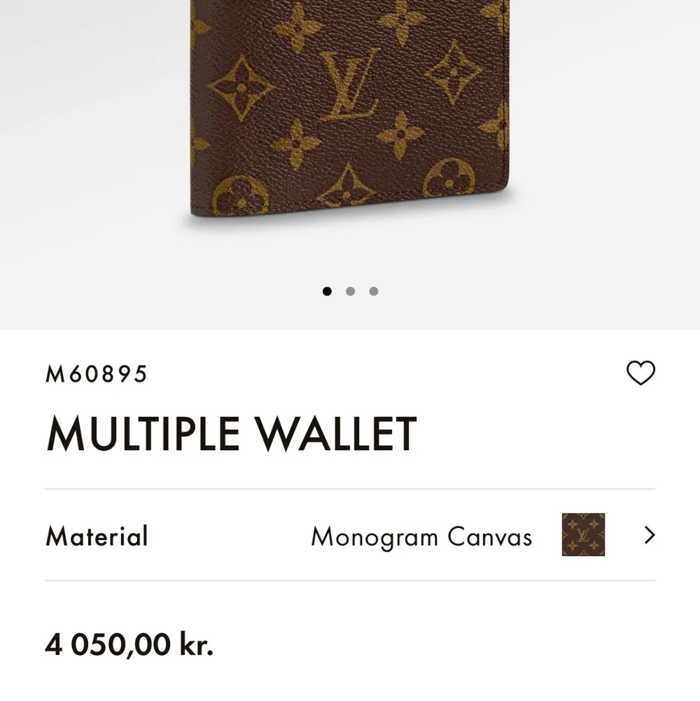 Aldrig använd Louis Vuitton Multiple Wallet. inköpt på Louis Vuitton butiken på Champs-Elysée i Paris. Dustbag och kartong tillkommer. Byten kan ev vara intressant. . Accessoarer.