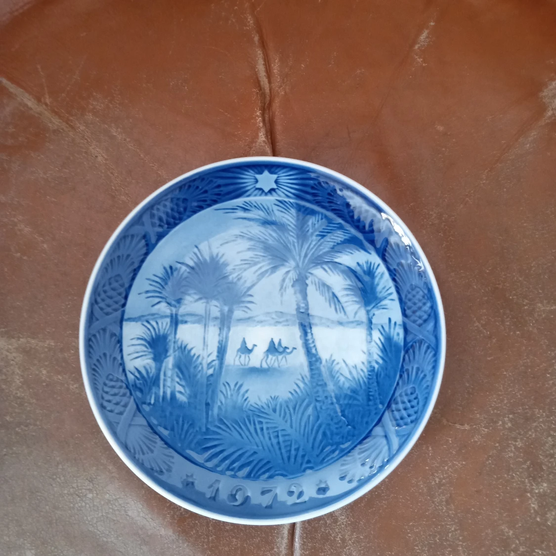 Jultallrik Palmer och Camel 1972 år Bing &Gröndahl .