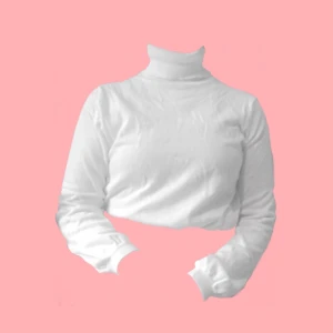 Vit polotröja - Vit polotröja i fint skick. Perfekt att ha nu i höst!