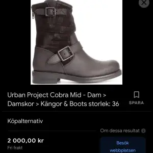 Super fina nästan helt oanvända urban project skor i äkta läder  Perfekta inför vintern!! Ny pris 2000kr säljer för 800kr men pris kan diskuteras 